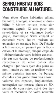 Serru Bois Lorem Ipsum en faux texte apparait 2013 pour la semaine.