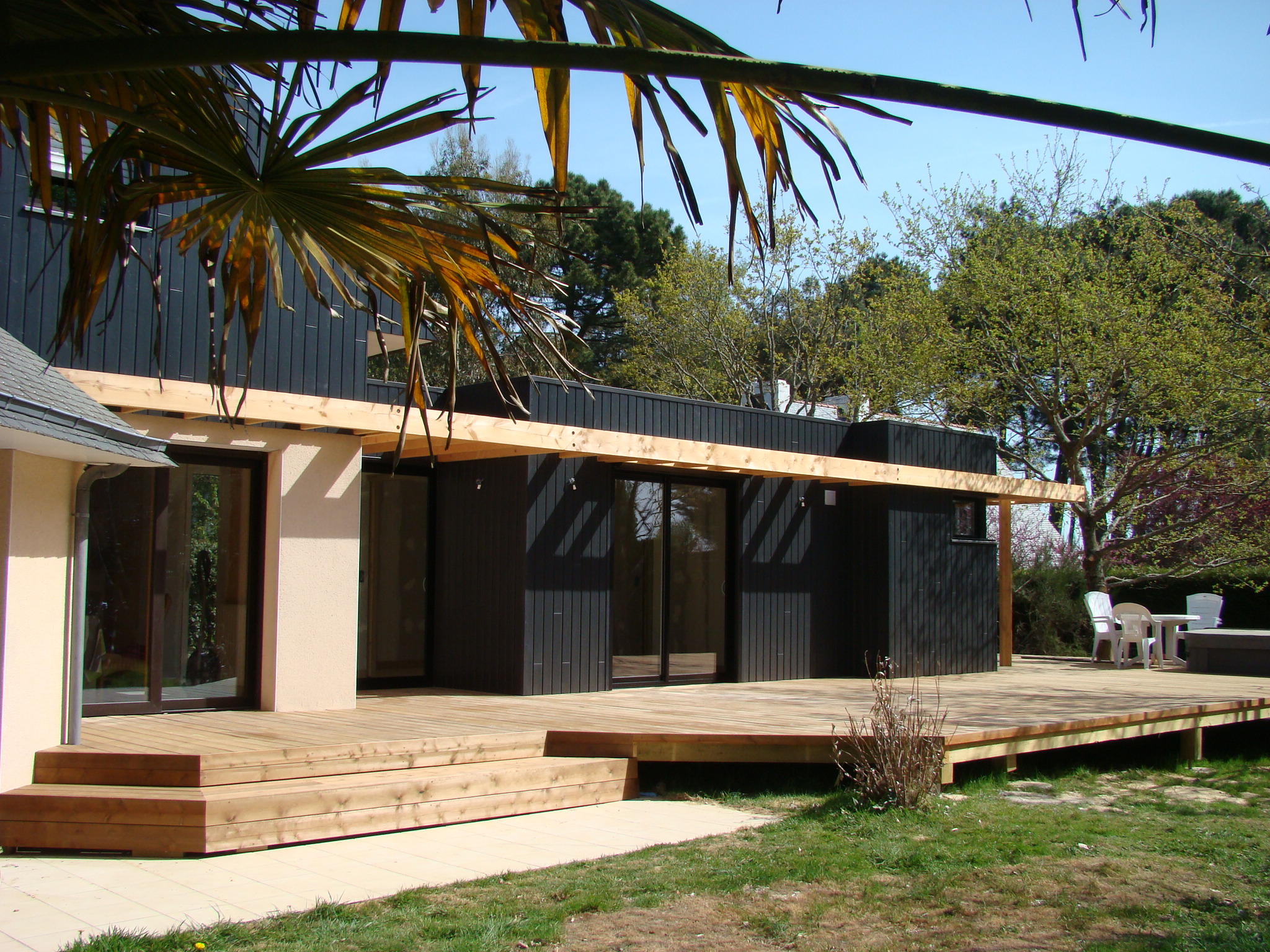 Extension Maison Bois Toit Plat | Ventana Blog